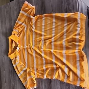 Orange Oakley Medium golf polo